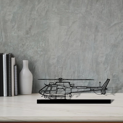 h125e Silhouette Metal Art Stand - Turbo Silhouette