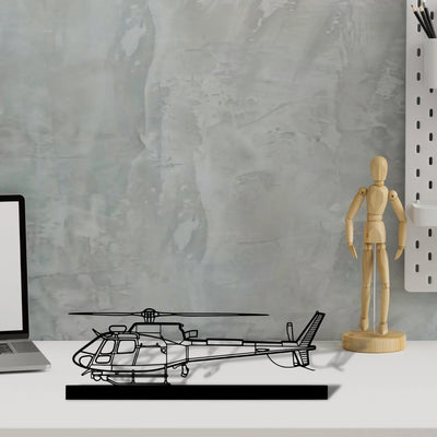 h125e Silhouette Metal Art Stand - Turbo Silhouette