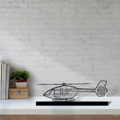 h145 Silhouette Metal Art Stand - Turbo Silhouette