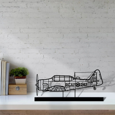 harvard-2 Silhouette Metal Art Stand - Turbo Silhouette
