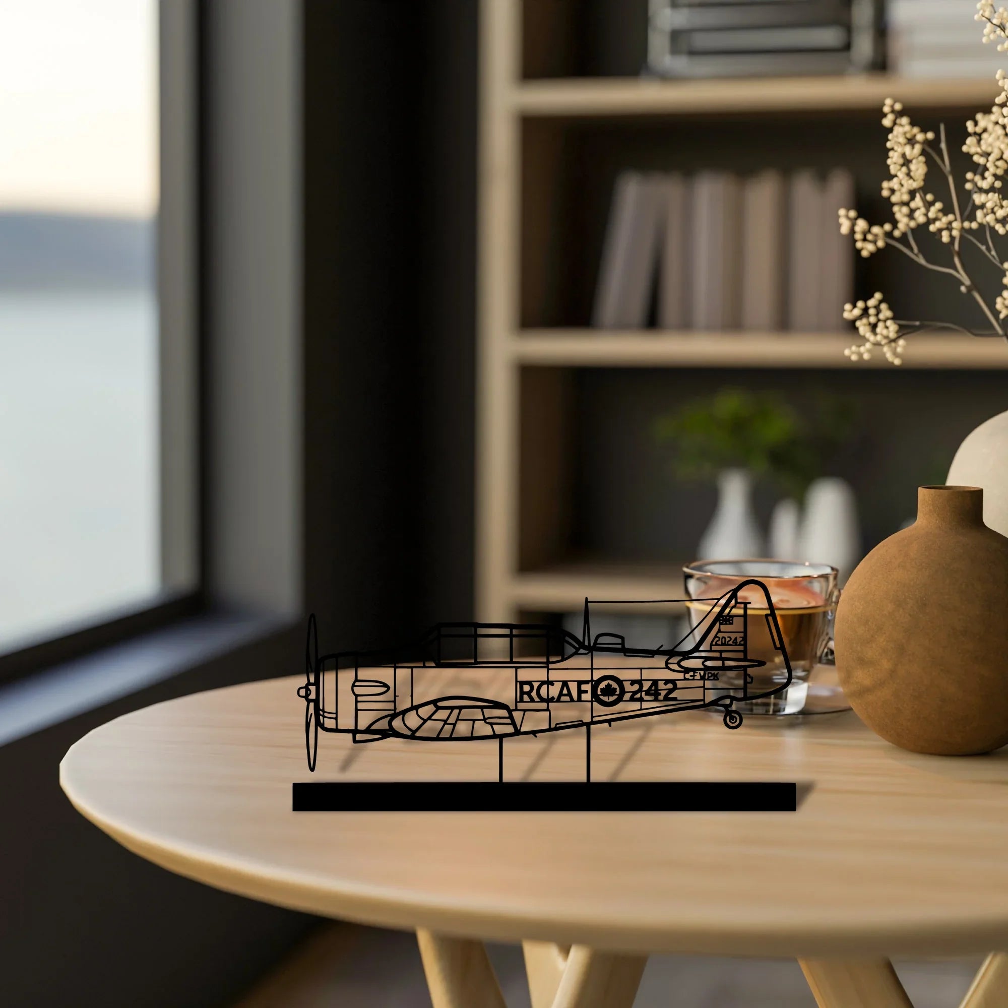 harvard-2 Silhouette Metal Art Stand - Turbo Silhouette