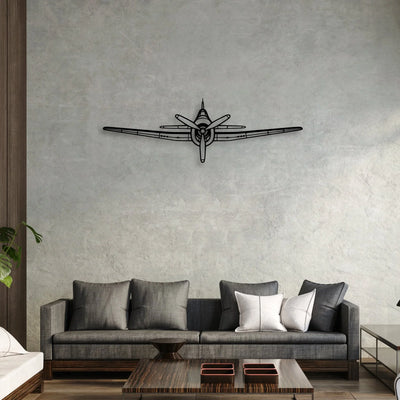 Hawker 400 Classic Aircraft Silhouette Metal Wall Art - Aviation Hangar Decor