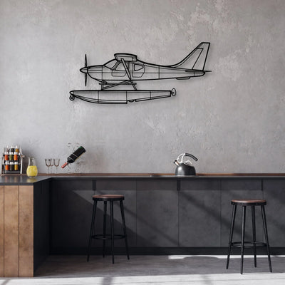 HH-60 Pave Hawk Classic Aircraft Silhouette Metal Wall Art - Aviation Hangar Decor