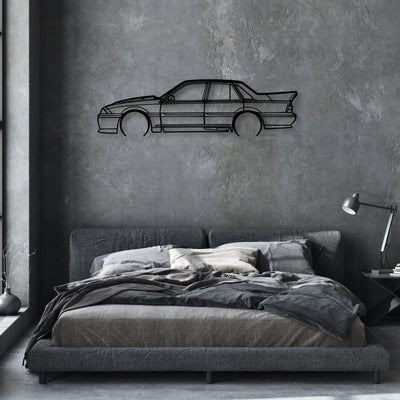 hsv vl ss 1988 Classic Silhouette Metal Wall Art - Automotive Garage Decor