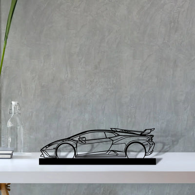 huracan-sto Silhouette Metal Art Stand - Turbo Silhouette
