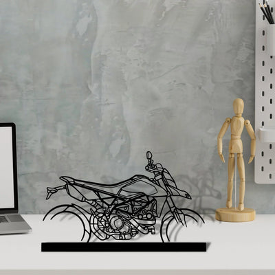 hyper-motard-950-rve Silhouette Metal Art Stand - Turbo Silhouette