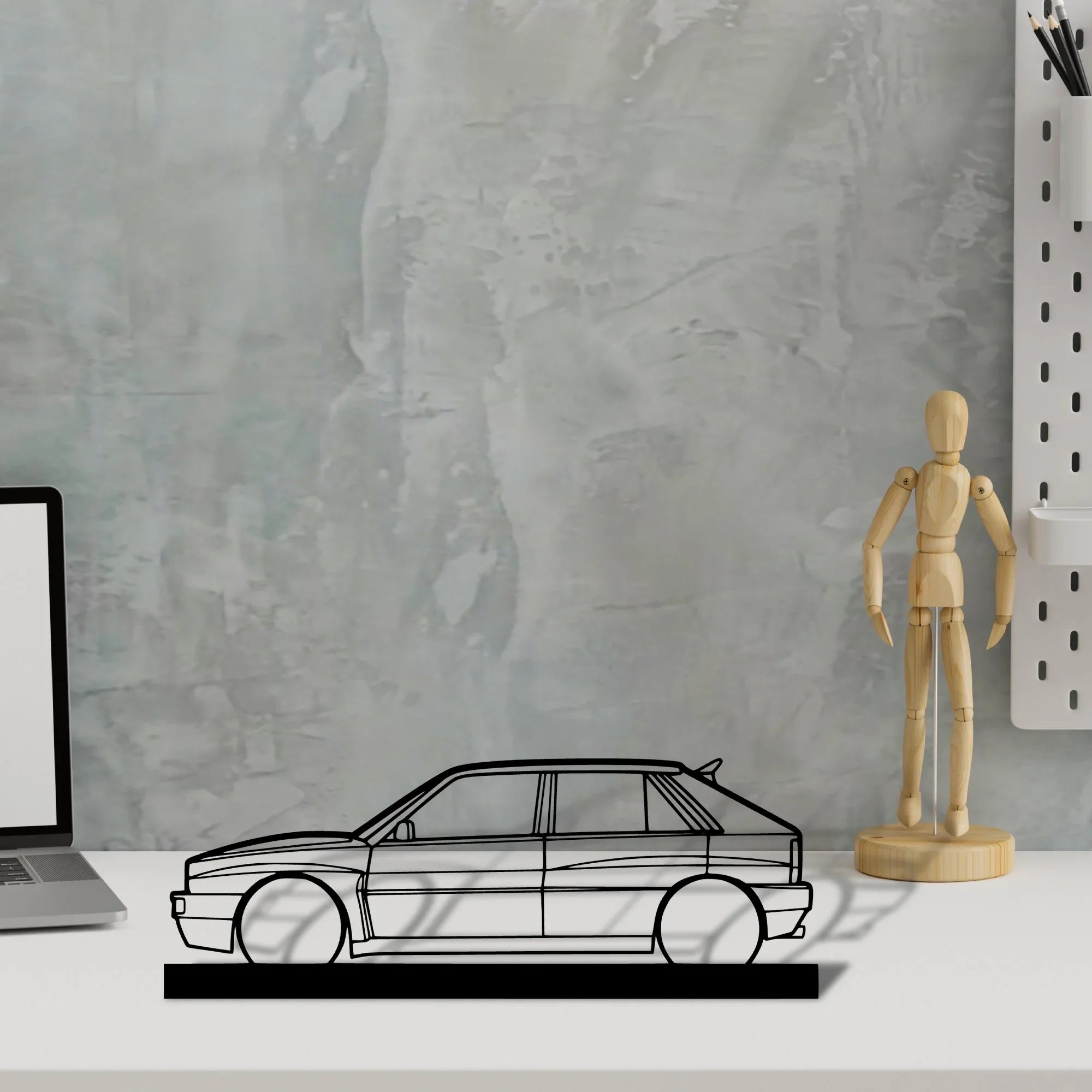 integrale Silhouette Metal Art Stand - Turbo Silhouette