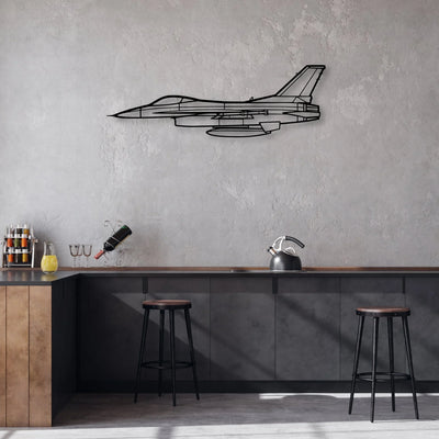 JN-4A Classic Aircraft Silhouette Metal Wall Art - Aviation Hangar Decor