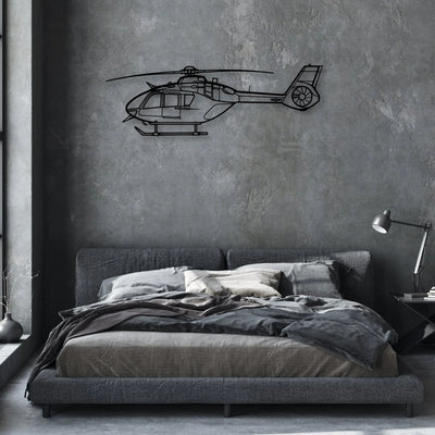 Juno HT1 Classic Aircraft Silhouette Metal Wall Art - Aviation Hangar Decor