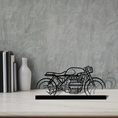 k1100-cafe-racer Silhouette Metal Art Stand - Turbo Silhouette