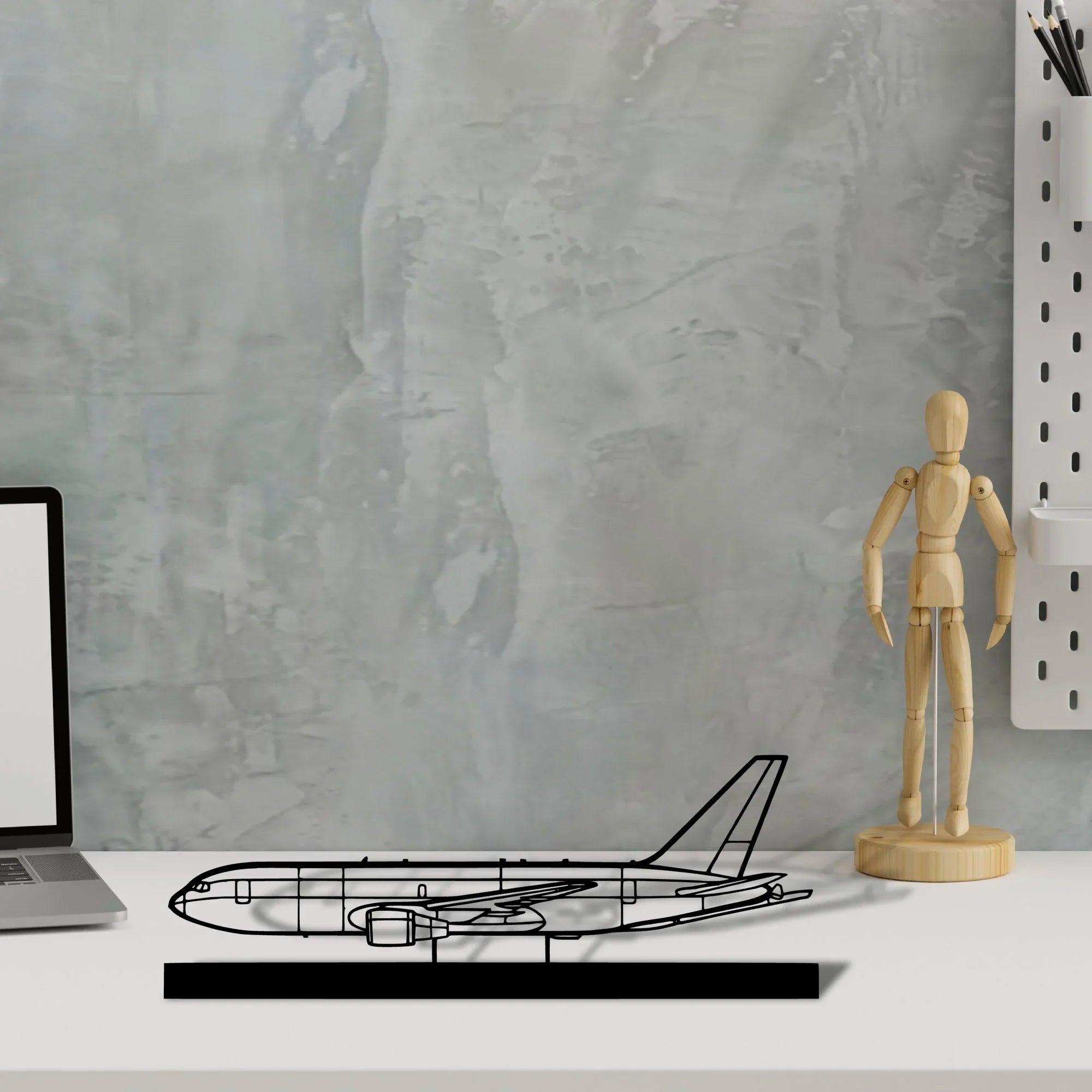 kc-46-2 Silhouette Metal Art Stand - Turbo Silhouette