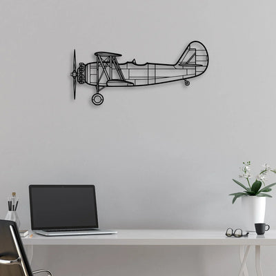 KC-46 Classic Aircraft Silhouette Metal Wall Art - Aviation Hangar Decor