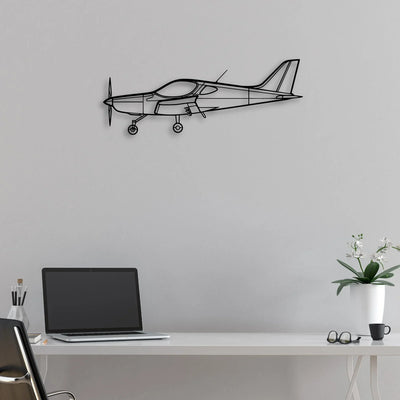 King Air C90A Classic Aircraft Silhouette Metal Wall Art - Aviation Hangar Decor