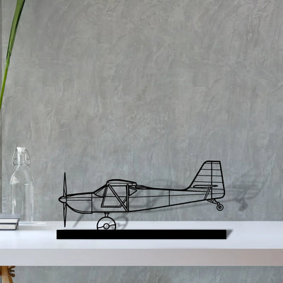 kitfox-5-2 Silhouette Metal Art Stand - Turbo Silhouette