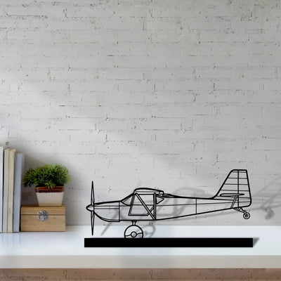 kitfox-5-2 Silhouette Metal Art Stand - Turbo Silhouette