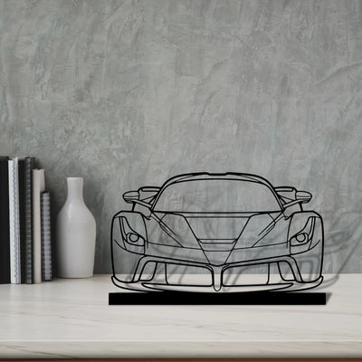 laferrari Silhouette Metal Art Stand - Turbo Silhouette
