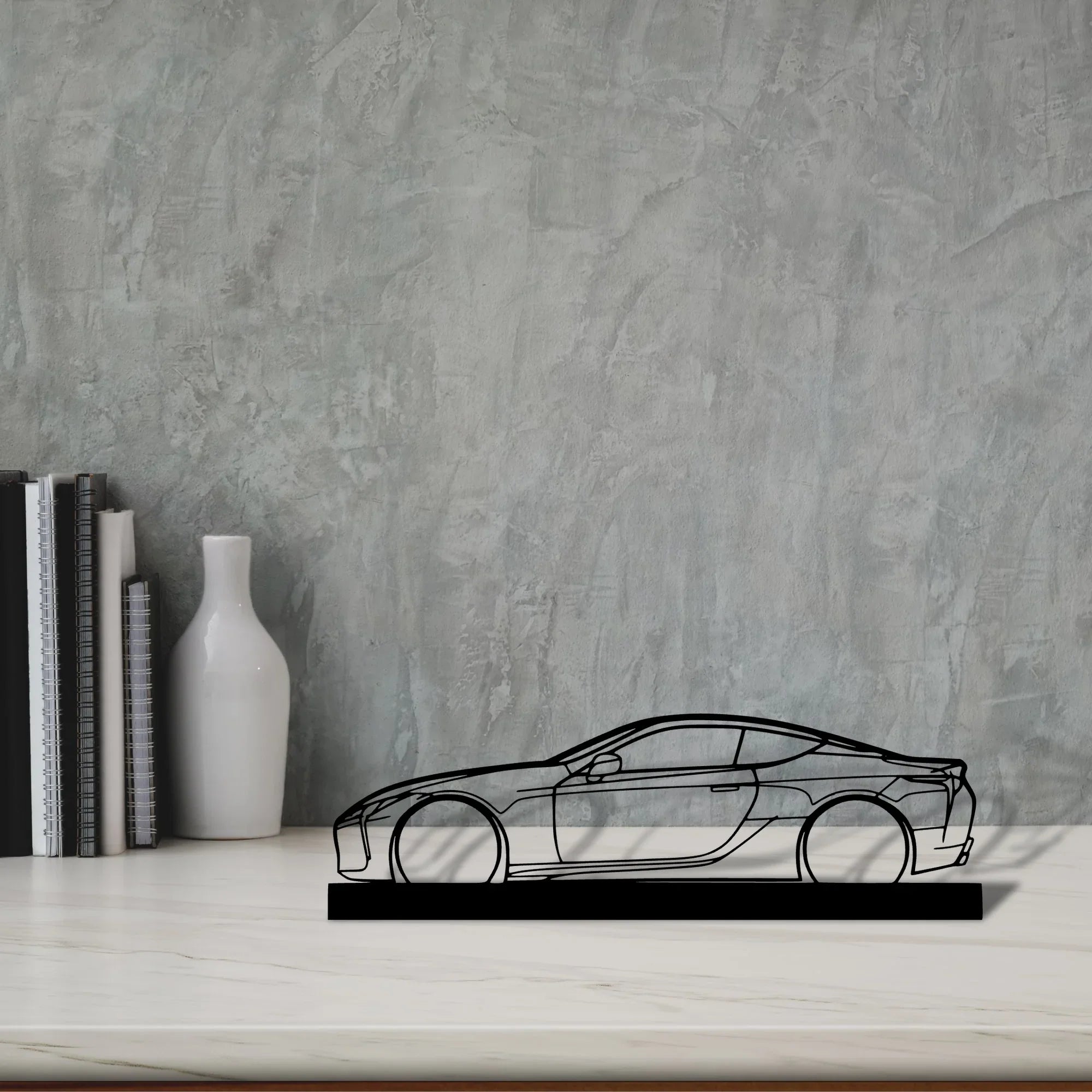 lc Silhouette Metal Art Stand - Turbo Silhouette