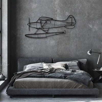 M-4 Classic Aircraft Silhouette Metal Wall Art - Aviation Hangar Decor