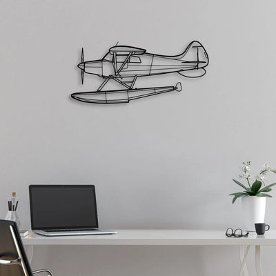 M-4 Classic Aircraft Silhouette Metal Wall Art - Aviation Hangar Decor