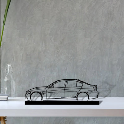 m3-f80 Silhouette Metal Art Stand - Turbo Silhouette
