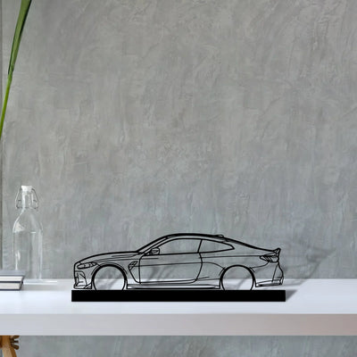 m4-csl-g82 Silhouette Metal Art Stand - Turbo Silhouette