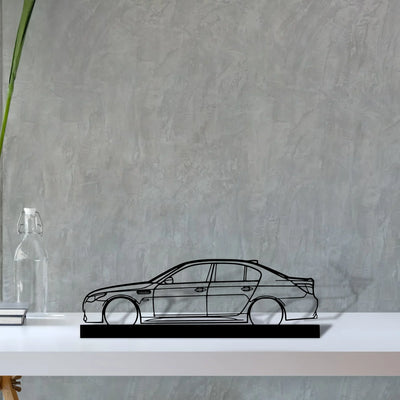 m5-e60 Silhouette Metal Art Stand - Turbo Silhouette