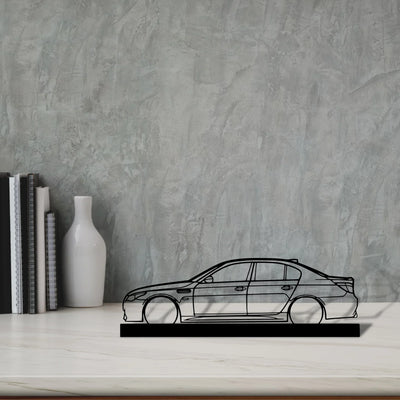 m5-e60 Silhouette Metal Art Stand - Turbo Silhouette