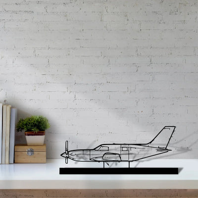 m500-meridian-2 Silhouette Metal Art Stand - Turbo Silhouette