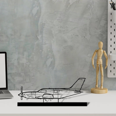 m500-meridian-2 Silhouette Metal Art Stand - Turbo Silhouette