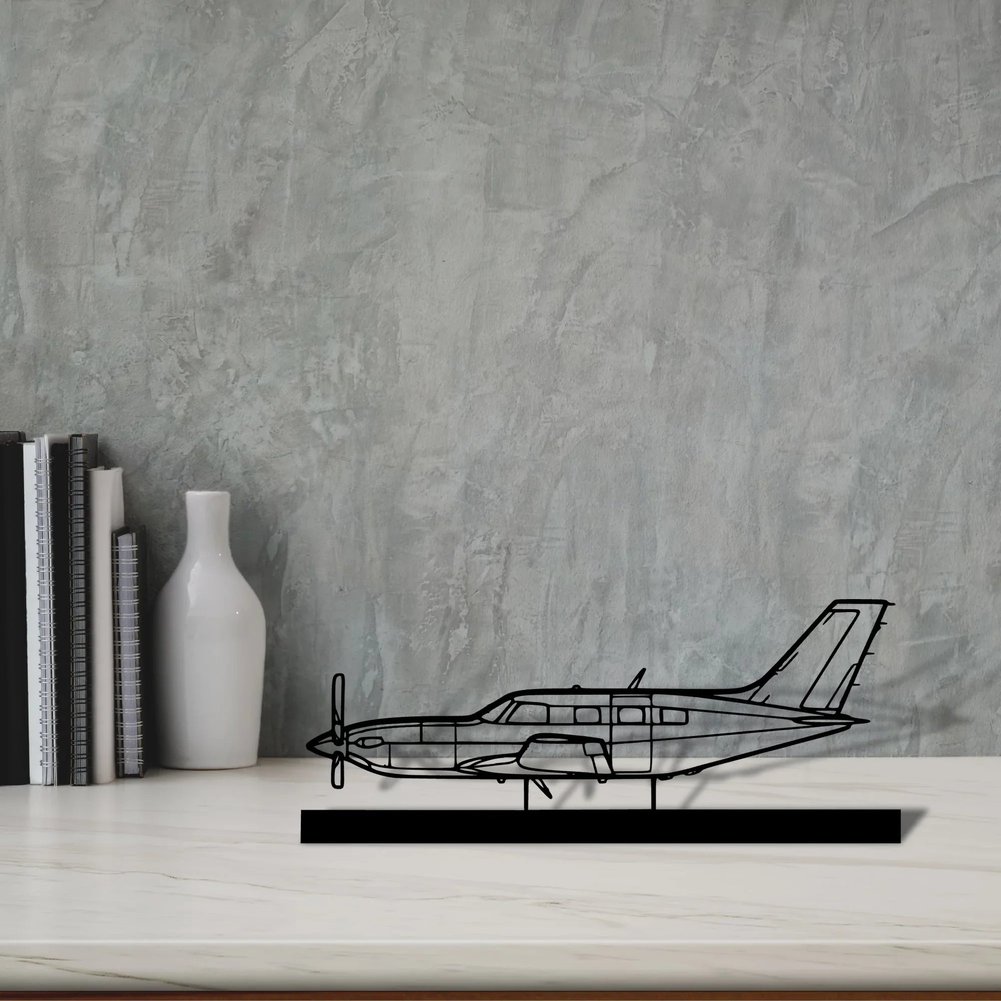 m500-meridian Silhouette Metal Art Stand - Turbo Silhouette