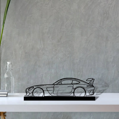 mercedes-amg-gt-black-series Silhouette Metal Art Stand - Turbo Silhouette