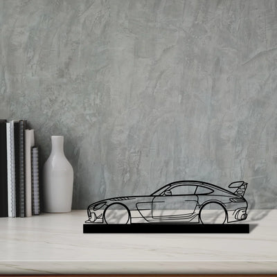 mercedes-amg-gt-black-series Silhouette Metal Art Stand - Turbo Silhouette
