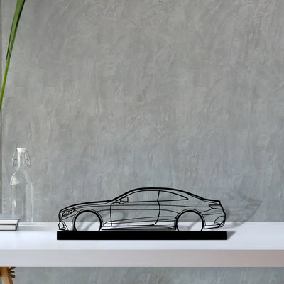 mercedes-s63-coupe Silhouette Metal Art Stand - Turbo Silhouette