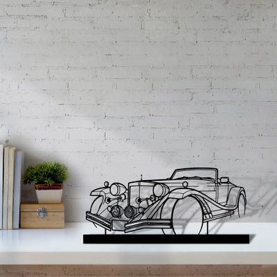 mercury-1977 Silhouette Metal Art Stand - Turbo Silhouette