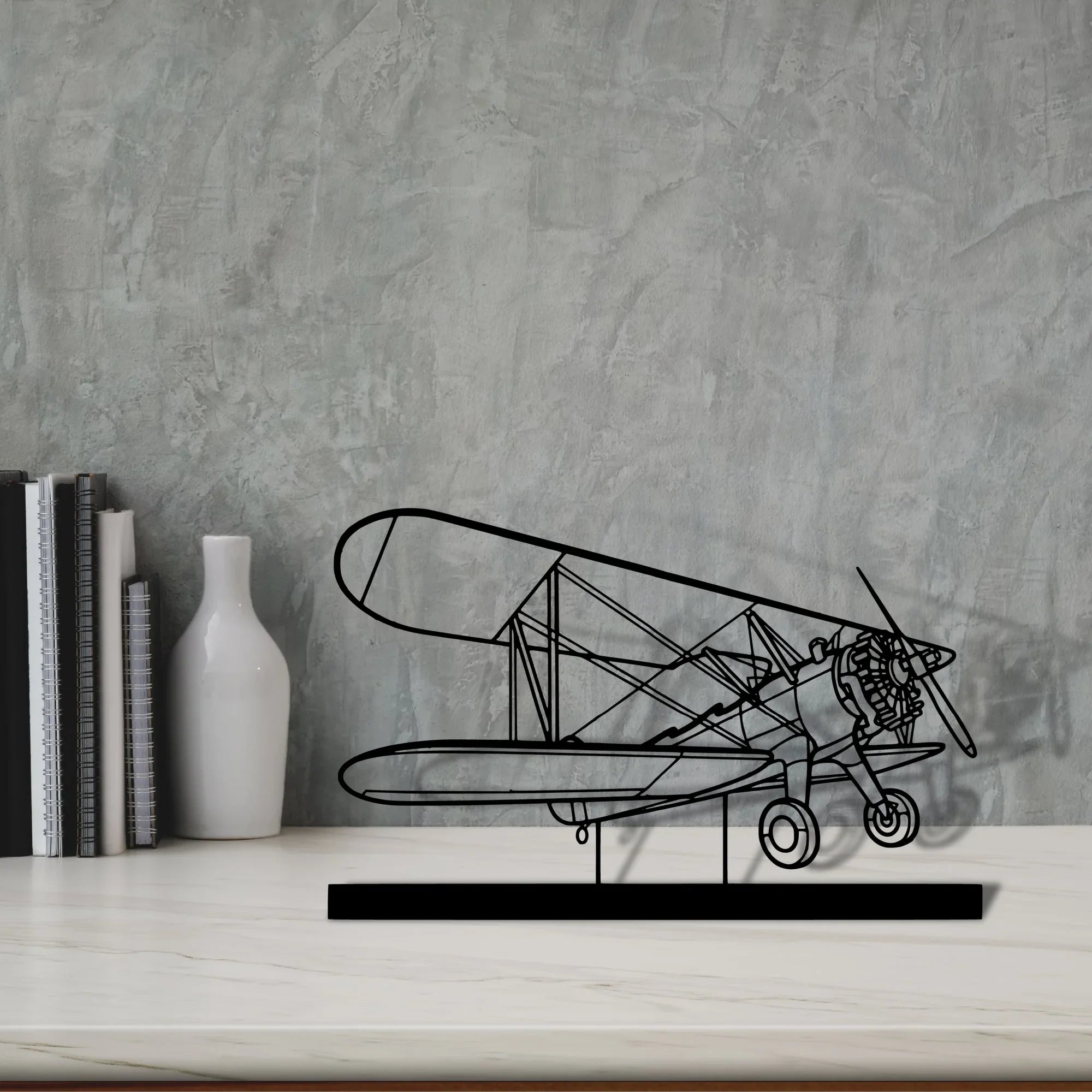 model-75-2 Silhouette Metal Art Stand - Turbo Silhouette