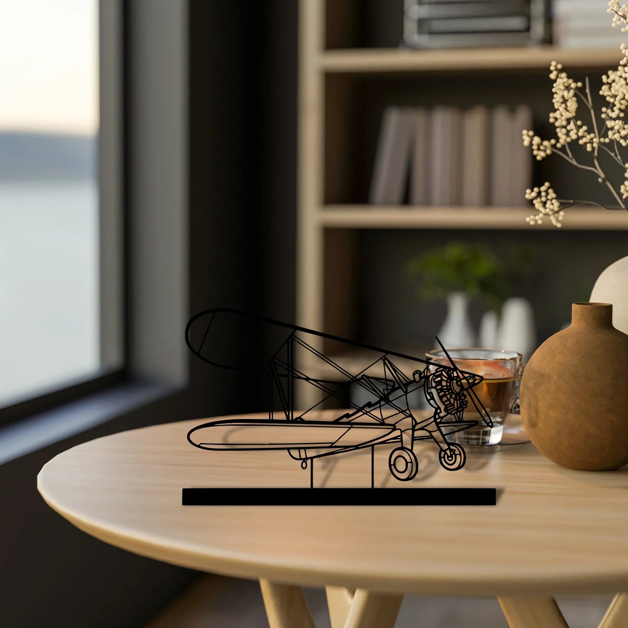 model-75-2 Silhouette Metal Art Stand - Turbo Silhouette