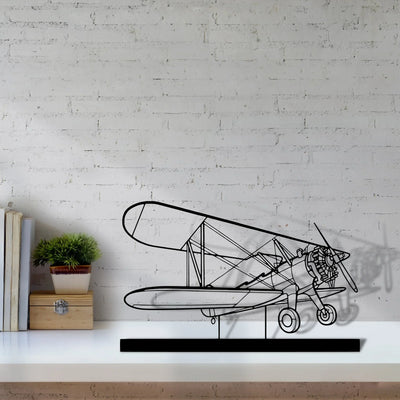 model-75 Silhouette Metal Art Stand - Turbo Silhouette