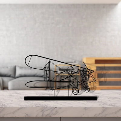 model-75 Silhouette Metal Art Stand - Turbo Silhouette