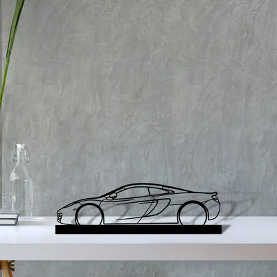 mp4-12c Silhouette Metal Art Stand - Turbo Silhouette