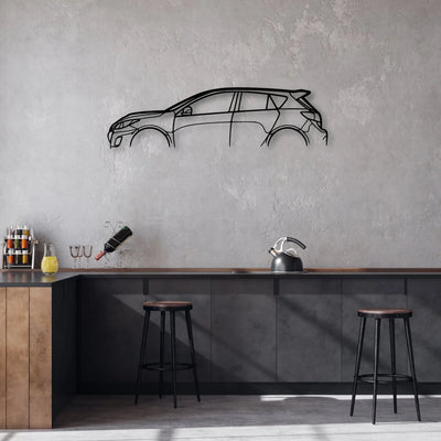 mspeed 3 Classic Silhouette Metal Wall Art - Automotive Garage Decor