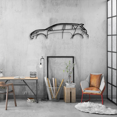 mspeed 3 Classic Silhouette Metal Wall Art - Automotive Garage Decor