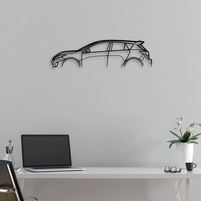 mspeed 3 Classic Silhouette Metal Wall Art - Automotive Garage Decor