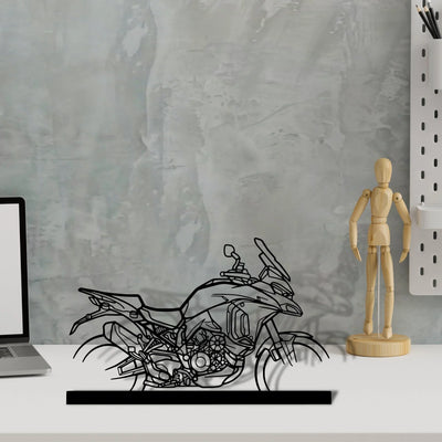 multistrada-v4s Silhouette Metal Art Stand - Turbo Silhouette