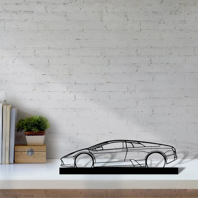 murcielago Silhouette Metal Art Stand - Turbo Silhouette