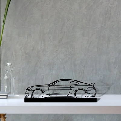 mustang-gt-s550-2 Silhouette Metal Art Stand - Turbo Silhouette