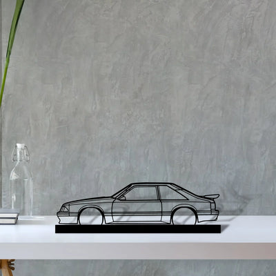 mustang-saleen Silhouette Metal Art Stand - Turbo Silhouette