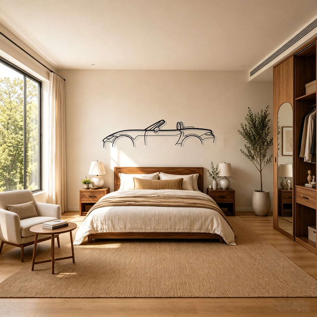 MX-5 ND Classic Silhouette Metal Wall Art - Classic Car Garage Decor
