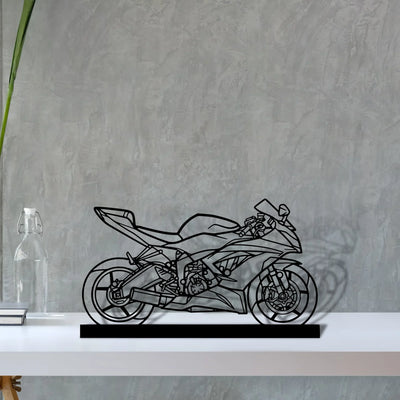 ninja-xr6-636-2016 Silhouette Metal Art Stand - Turbo Silhouette
