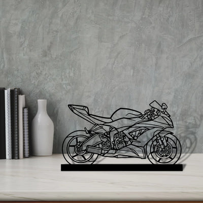 ninja-xr6-636-2016 Silhouette Metal Art Stand - Turbo Silhouette