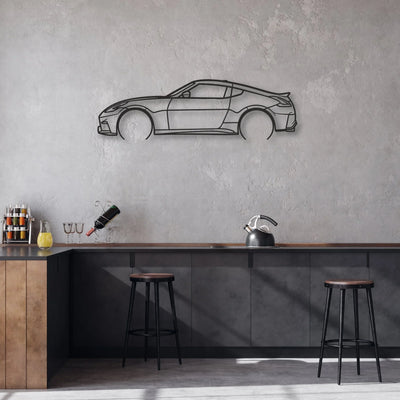 nissan 350z Classic Silhouette Metal Wall Art - Automotive Garage Decor
